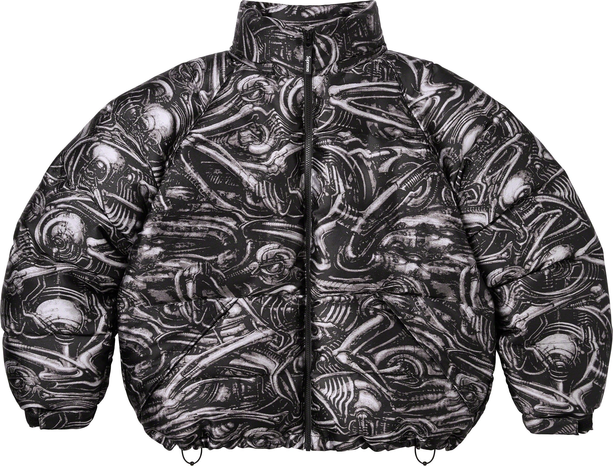 H.R. Giger Jacquard Down Puffer Jacket view 3